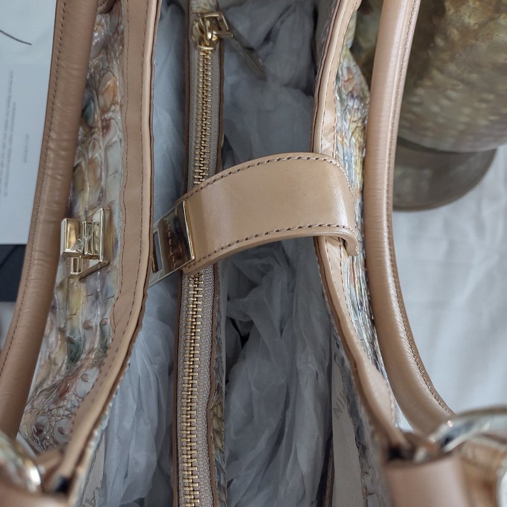 Brahmin Allendale Collection /Celia Shoulder Bag Poppy Seed - Picture 2 of 5